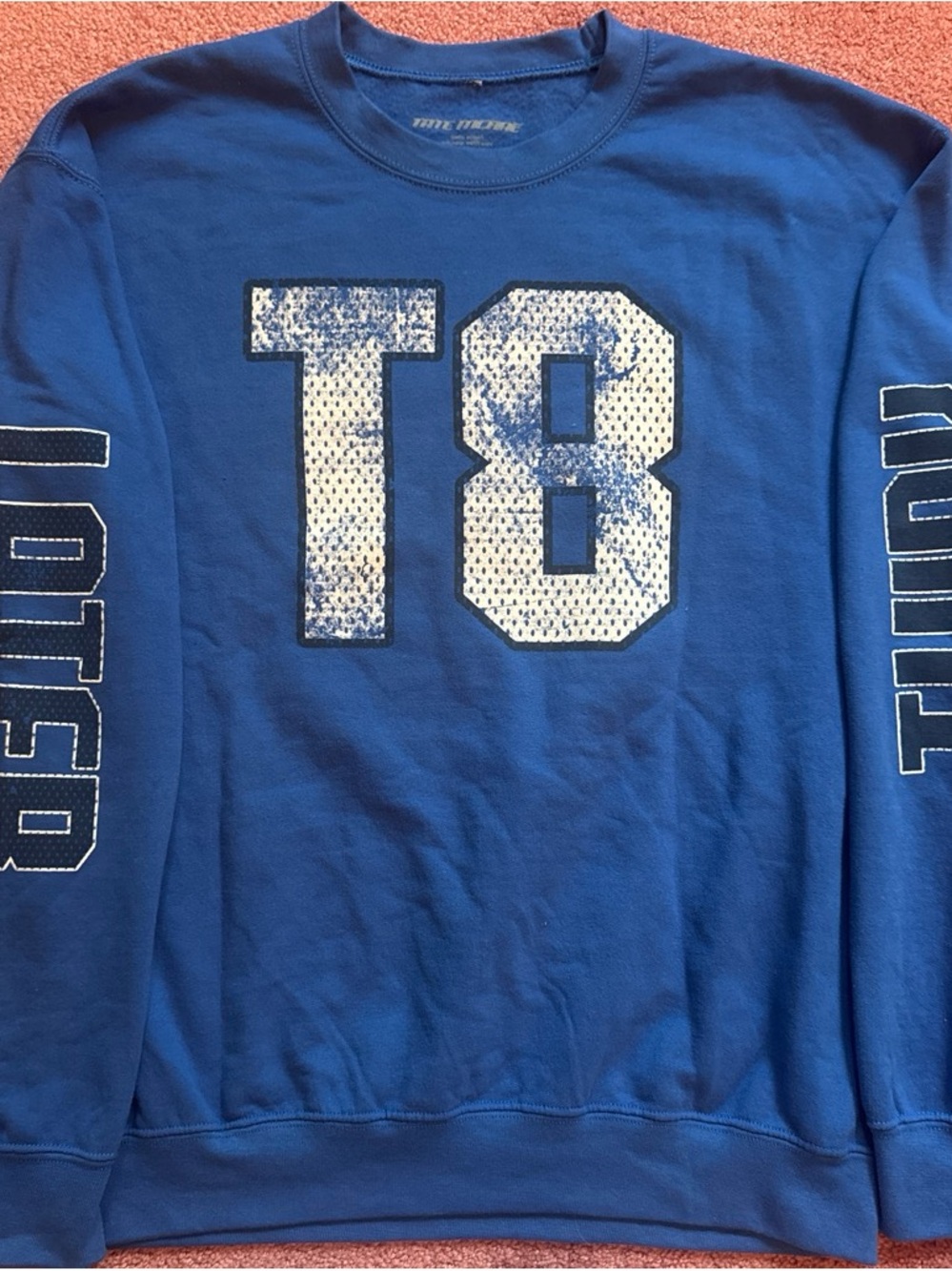 Tate McRae Royal Blue World Tour Sweatshirt medium - Picture 2 of 2